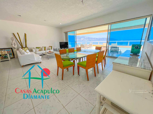 Cad Torre Palladio 101. Terraza Con Vista Frontal A La Bahía De Acapulco