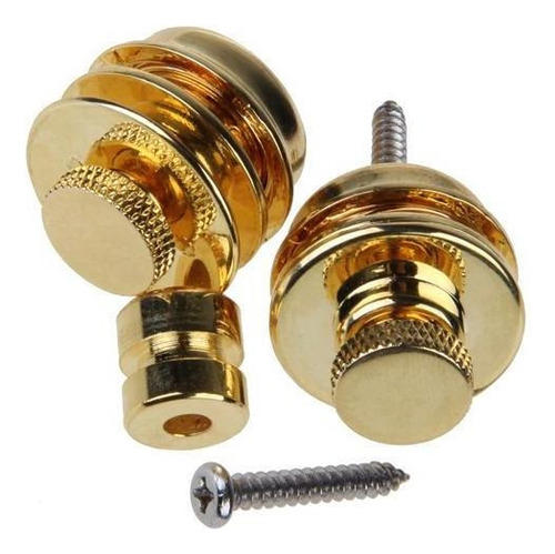 2 Tornillos Antideslizantes De Oro Para La Guitarra