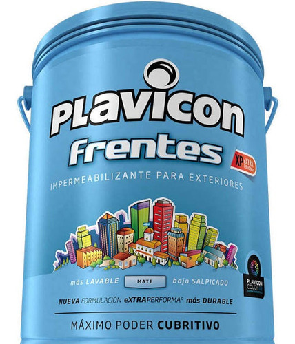 Plavicon Frentes Blanco 4lts - Pintureria Zero Ramos Mejía 