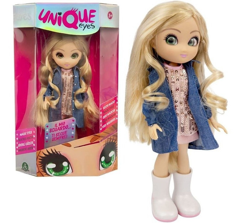 Muñeca Unique Eyes - Sophia - Ojos Magicos, De 25cm