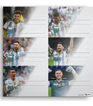 Comprar Etiquetas Escolares Autoadh Seleccion Argentina Afa X 12 Uni