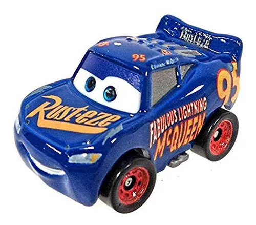 Disney Pixar Cars Fabulous Rayo Mcqueen Metal Mini Racers Env o