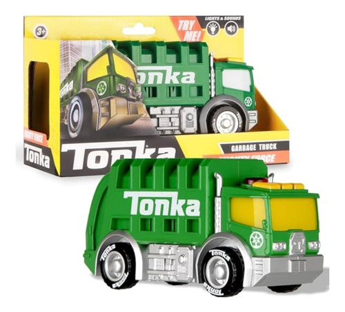 Carro Camión De Basura Tonka Metal