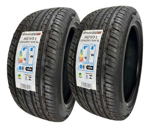 Kit De 4 Pneus Speedmax Hu901 Xl Aro 17 Novos 225/45r17 94w W