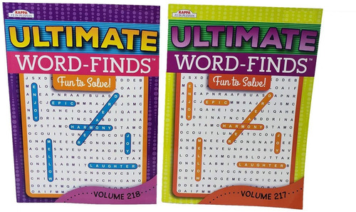 2 Pack Word Search Book Puzzle | Rompecabezas Jumbo 96 Pá...