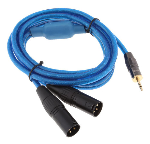 Cable De Conexión Divisor De 3.5mm A 2 Xlr 2m