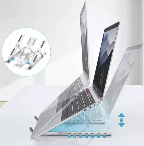 Imagen 9 de 9 de Base Soporte Portátil Tablet Ergonómica Reclinable 5 Niveles