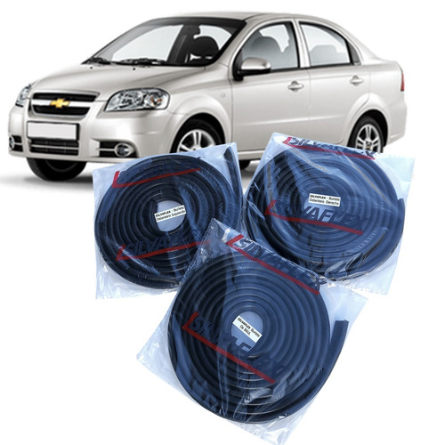 Burletes 2 Puertas Delanteras + Baul Chevrolet Aveo (kit X3)