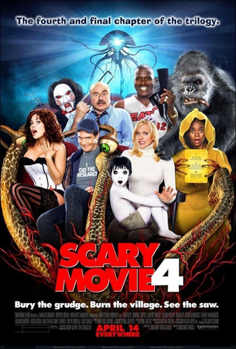 Scary Movie 4 Vhs Anna Faris Leslie Nielsen Vhs Sin Caja