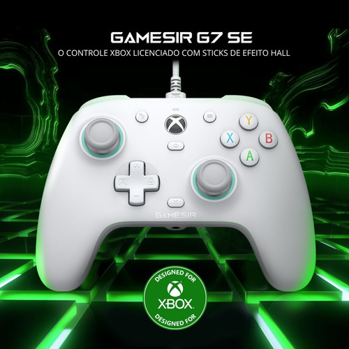 Controle Gamesir G7 Se Com Fio Para Xbox One Series S X Pc H Branco