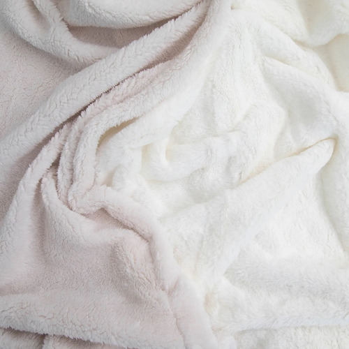 Frazada Doral Fluffy Plush Sherpa 1.5 Plazas