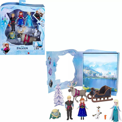 Disney Princess Set 6 Figuras Frozen Clasicos Storybook 
