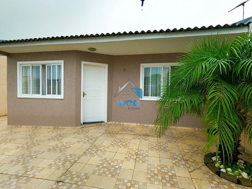Ótima Casa Com 02 Dormitórios Em Condomínio Fechado, Em Araucária - Ca01185 - 68998771