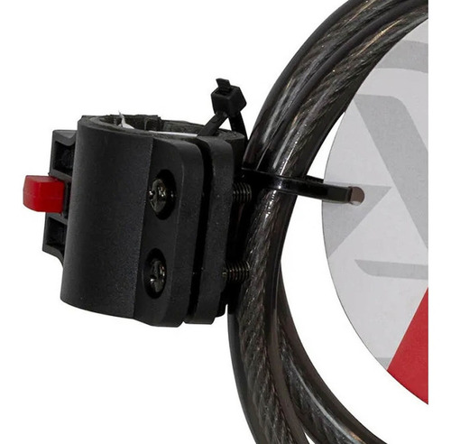 Imagem 4 de 4 de Cadeado Absolute Espiral Com Segredo 80cmx12mm Preto - Isp