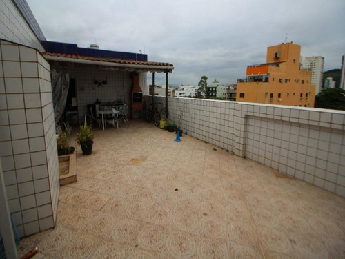 Imagem 3 de 13 de Cobertura Residencial À Venda, Praia Do Tombo, Guarujá. - Co0203 - 34710962