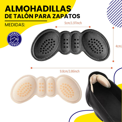 Almohadillas Adheribles Para Talón Comodidad Y Protección Para Zapatos Unisex De Alta Calidad Everest