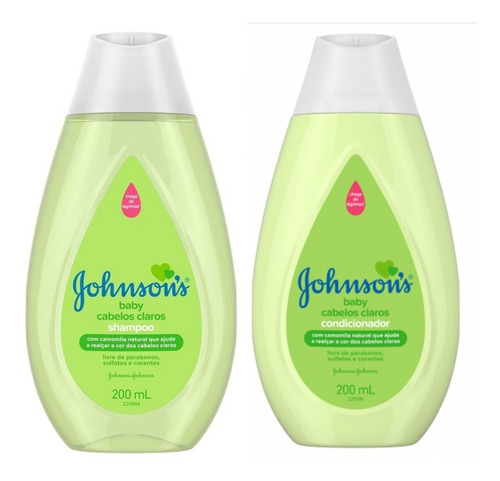 Johnsons Baby C. Claros Shampoo + Condicionador 200ml Cada