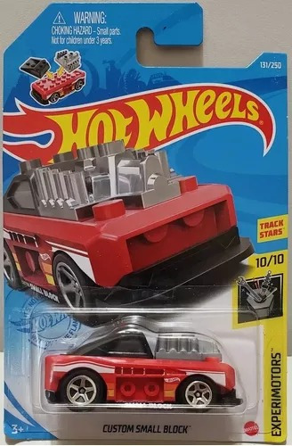 Hot Wheels Diecast Toy Car Custom Small Block Rojo 2021 Rojo