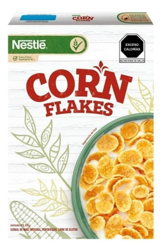 2 Pzas Cereal Nestlé Corn Flakes Sin Gluten 530 G