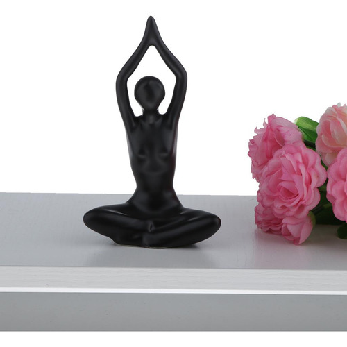 Juego De 2 Estatuas De Yoga Para El Hogar, Escultura