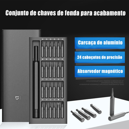 Kit De Chave De Fenda Elétrica De Precisão Mijia 25 Peças