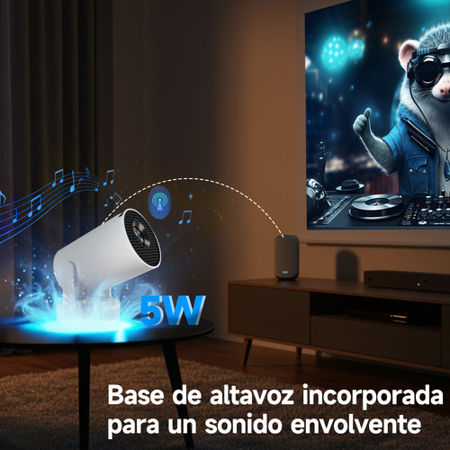 Mini Projector Magcubic Hy300 Pro+ Bt Wifi Portable Smart Tv