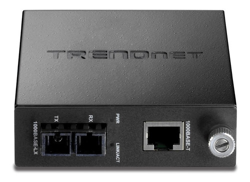 Convertidor De Medio Trendnet Fibra Mono Modo 20km Gigabit