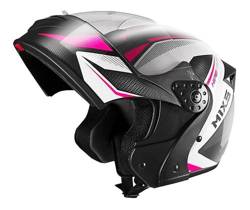 Imagem 4 de 9 de Capacete Para Moto Escamoteável Gladiator Neo Fosco Loi