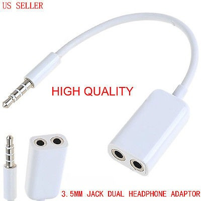 Jack De Salida De 3,5 Mm Para Auriculares Audio Splitter Cab