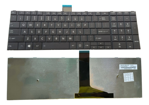 Teclado Para Satelite Serie Us Layout Negro