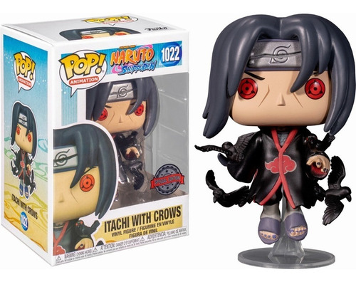 Animación Funko Pop Naruto Shippuden Itachi Con Cuervos 1022