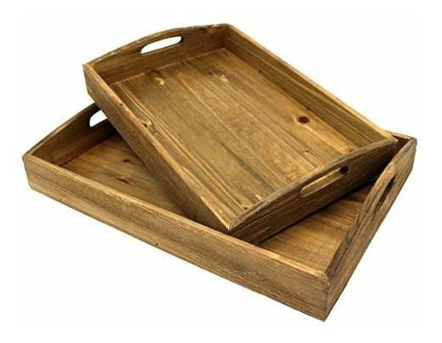 Cvhomedeco. Bandeja Nido De Madera Primitives Country Farmho