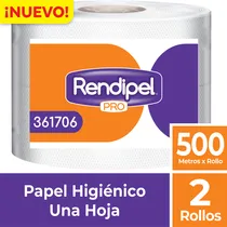 Comprar Papel Higiénico Rollo Una Hoja 2 Un 500 M Rendipel