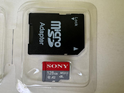 Sony Micro Sd, A2, Clase 10, 128gb, U3, 4k, Alta Velocidad