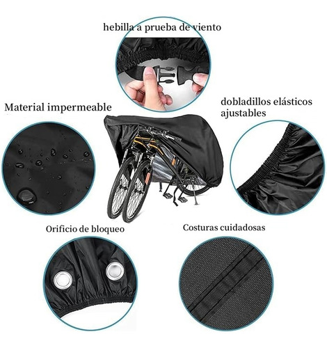 Funda De Bicicleta Impermeable Antipolvo Y Anti Uv