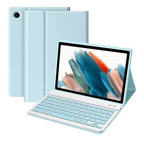 Funda Teclado Para Samsung Tab A8 10.5 2022 Sm-x200/x205cele