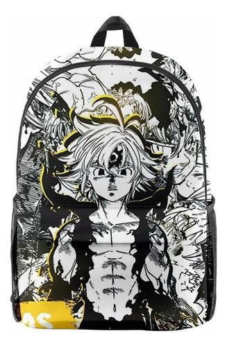 Mochila Los Siete Pecados Muertos Soldado Bolsas Meliodas 1