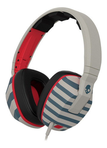 Auriculares gamer inalámbricos Skullcandy Crusher stripes, tan y navy