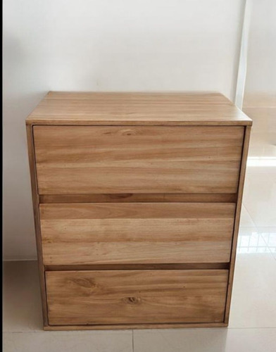 Cajonera Guardado Mesa Auxiliar Madera Alamo 