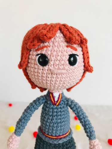Ronald Weasley Amigurumi Peluche Tejido Ron De Harry Potter