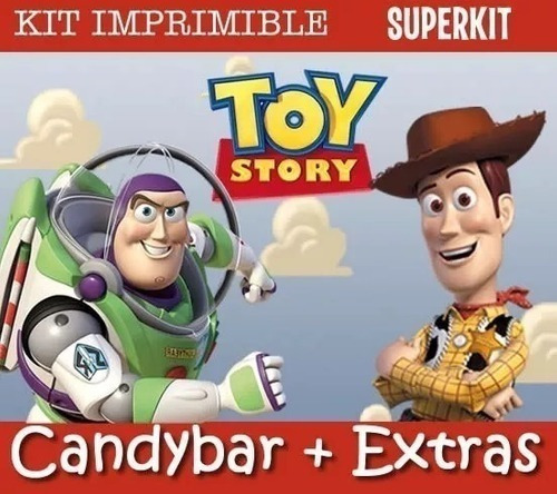 Kit Imprimible Toy Story Nenes Invitaciones Cumpleaños