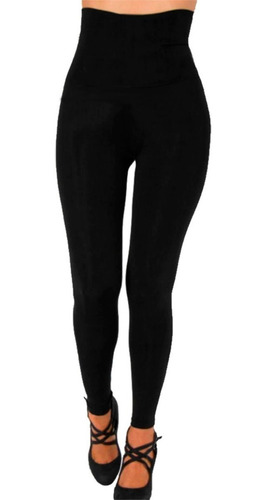 Calza Modeladora Chupin Faja 22cm 100% Lycra Mujer Xs- Xx