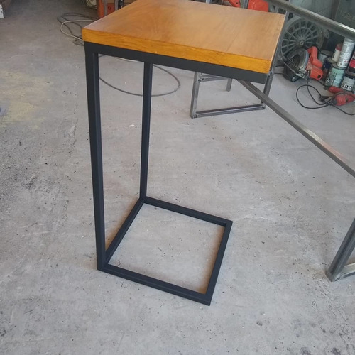 Mesa Arrime Para Sillones Estilo Industrial