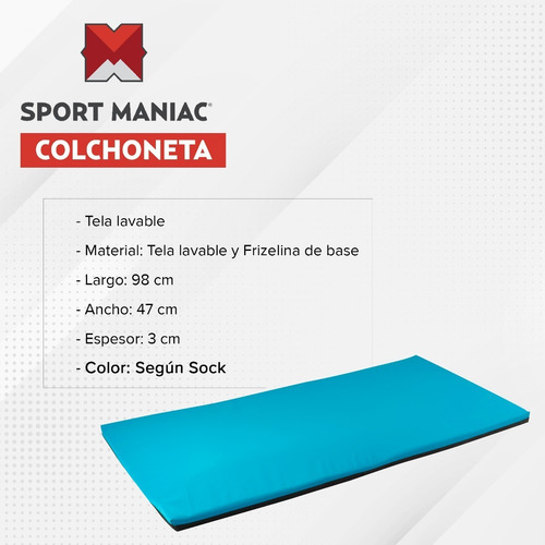 Imagen 5 de 6 de Entrenamiento Colchoneta + 2 Pesas 2 Kg + 2 Tobilleras 1 Kg