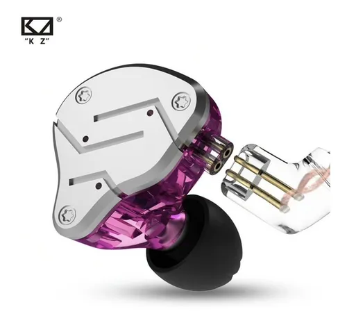 In Ear Kz Zsn Pro - Color Púrpura - Sin Micrófono