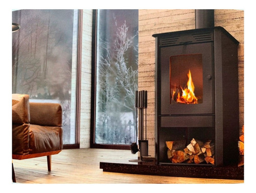 Imagen 2 de 6 de Calefactor Ecológico Doble Combustion Liv 800gf - La Kazona