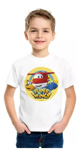 Remera Super Wings Personalizada Serie  Aviones5 Infantil