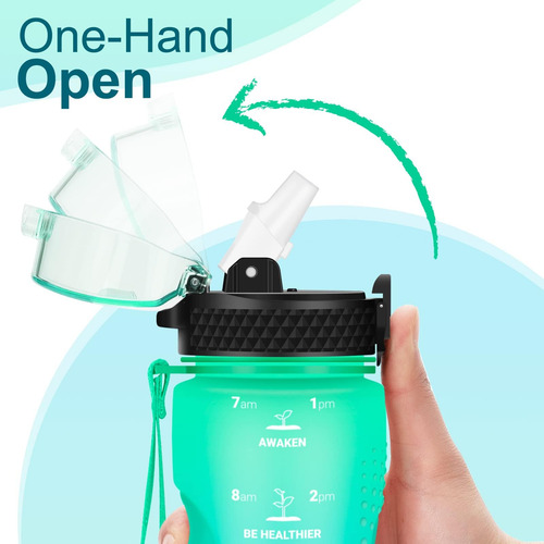 Aideamart Botella De Agua Motivacional Para Niños De 24 Con