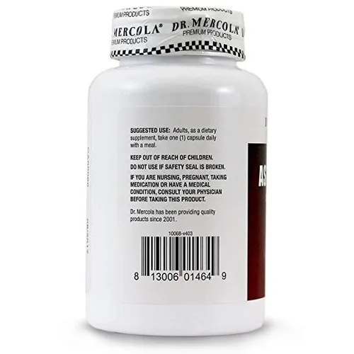 Dr. Mercola, Astaxantina Antioxidante 300 Mg Por 90 Cápsul