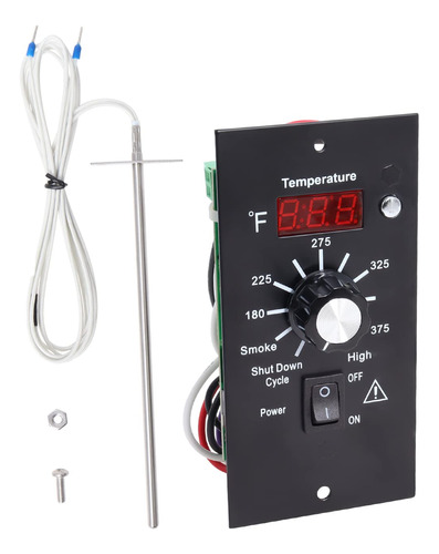 Kit De Termostato Digital Compatible Con Parrillas De Pellet